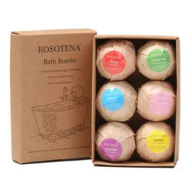 Organic Bath Bombs Bubble Bath Mint Lavender Rose Flavor