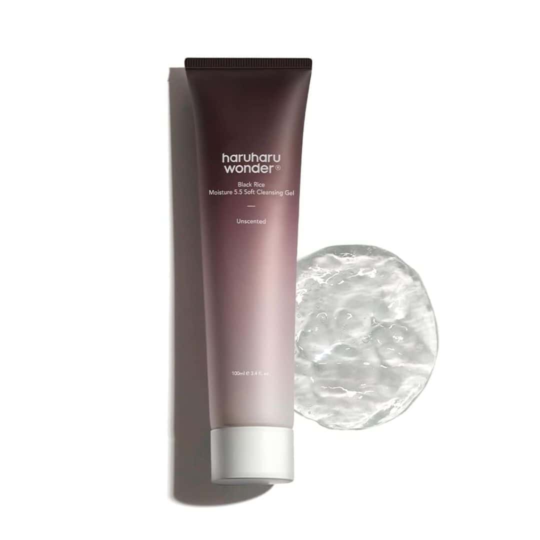 Haruharu Wonder Black Rice Cleansing Gel for Moisture-Rich, Gentle Skin Care