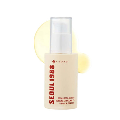 K-SECRET SEOUL 1988 Serum with Retinal Liposome 2% and Black Ginseng for Radiant Skin