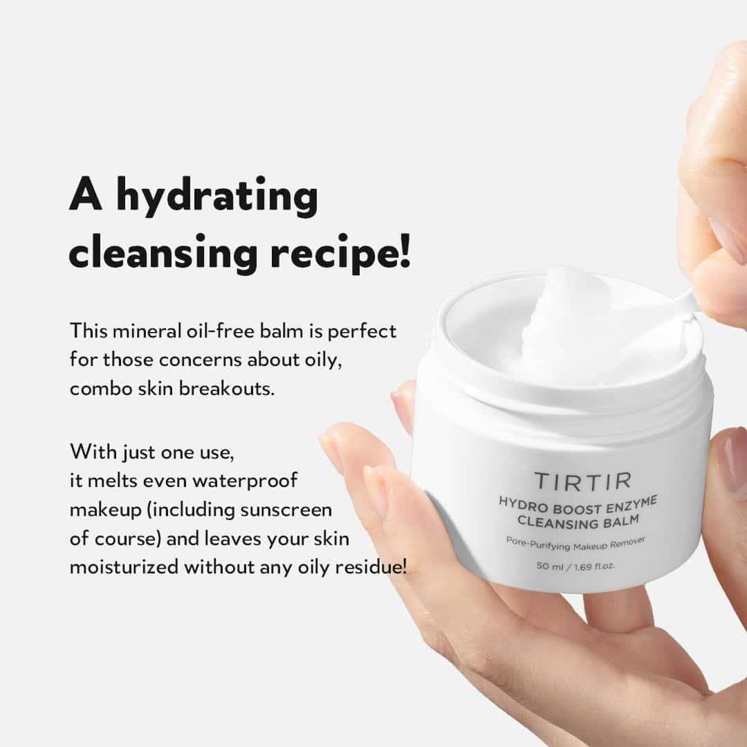 TIRTIR Hydro Boost Cleansing Balm 9ml - Deep Cleansing & Hydration